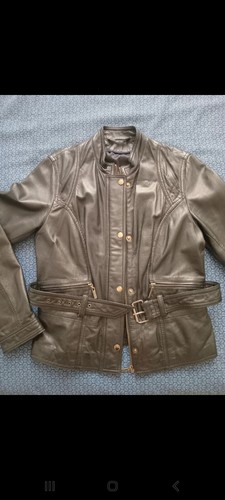 Blouson cuir noir caroll - cuir,