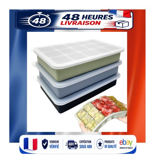 Bacs glaçons silicone avec - bacs, à
