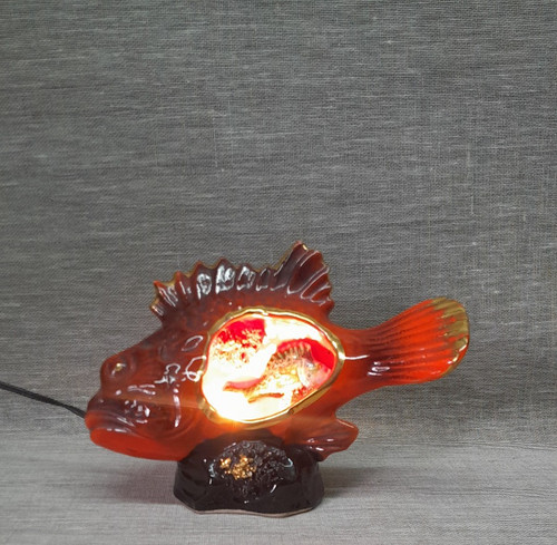 Ancienne lampe poisson - ancienne,