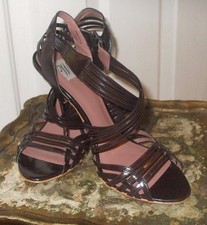 New Zara Brown Patent Leather