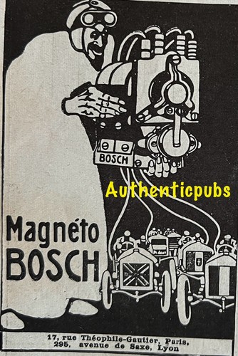 Publicite bosch magneto - magneto, moteur