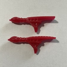 2x He-Man 1984 Spydor Red Gun