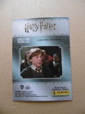 HARRY POTTER . CARTE PANINI . EVOLUTION TRADING CARD . LIMITED EDITION . RARE