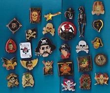 RARE LOT x 27 PIN'S TETE DE