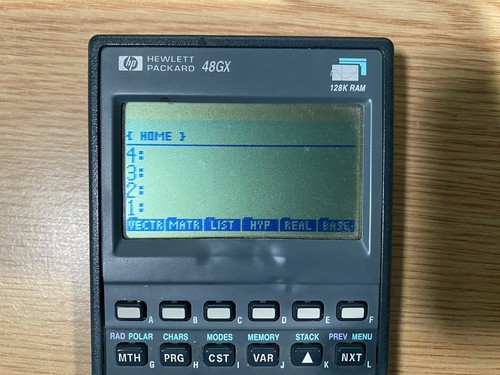 Hewlett packard 48gx 128k - hewlett,