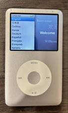 Apple iPod Classic 80Go 6ème Génération Lecteur MP3 Argent MB029J Testé Fonct...