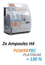 2x AMPOULES H4 POWERTEC XTREME +130 YAMAHA MT-09 (RN29)