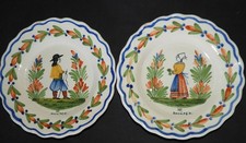 Quimper assiettes - (henriot),