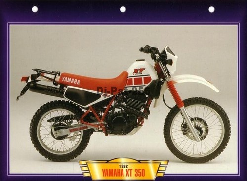 Fiche moto yamaha xt - yamaha,