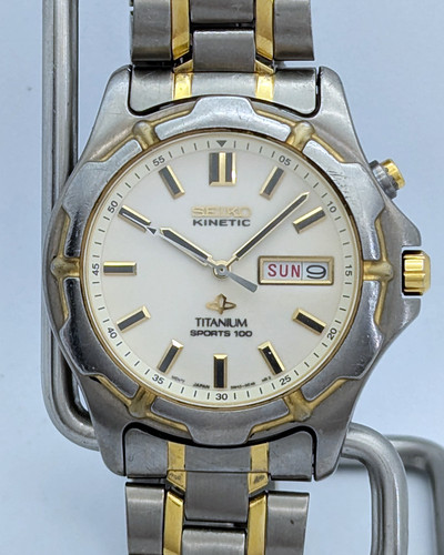 Seiko kinetic titanium - seiko,