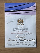 RARE ETIQUETTE DE VIN NEUVE -