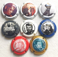 Capsules de Champagne  Anciennes  Commémorative   Johnny Hallyday