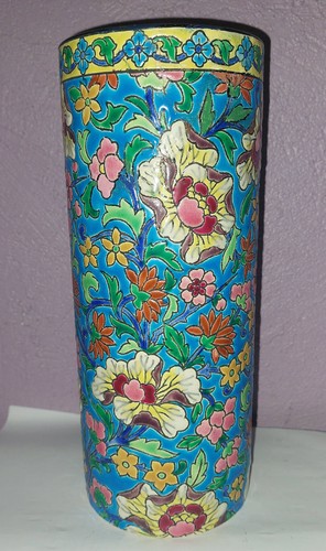 Emaux longwy grand vase - emaux,