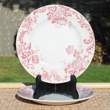 Paire d'assiettes plates en