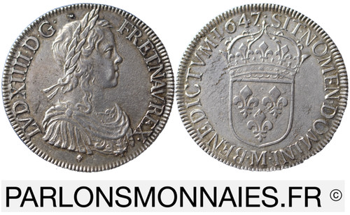 Ecu louis xiv - xiv, meche