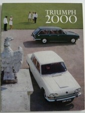 Brochure TRIUMPH 2000 de 1967