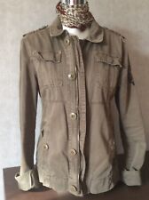 Veste blouson Beige  style militaire Boutique Newyorker Smog XS Jean 