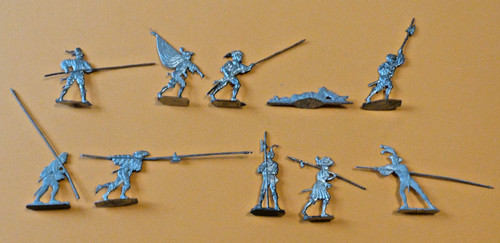 Plats étain zinnfiguren - plats, d'étain