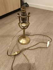 Lampe applique de marine vintage en laiton, ancien luminaire de bateau