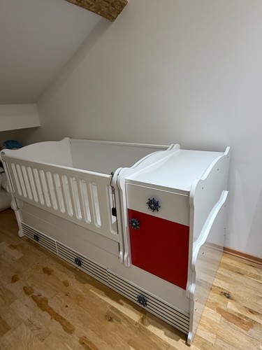 Lit enfant avec - rangement, bois