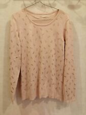 Pull rose poudré acrylique viscose T42 Kiabi (2301043)