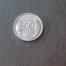 50 Centimes 1946 Rare Qualité