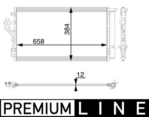 Mahle 000p condenser - mahle, 56