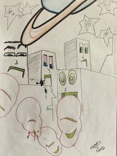 QUIK LIN FELTON SKETCH 28x21cm