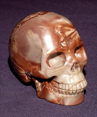Cranium pierre peinture en - pierre,,
