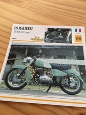DS Malterre AMC M13 Sport 1956 Carte moto Collection Atlas France