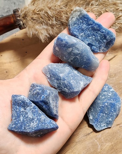 Aventurine bleue brute - bleue,