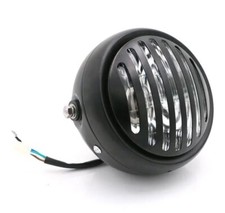 Phare rond noir - , 160mm