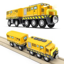 Train Electrique Enfant, Train de Locomotives à Piles Connexion magnétique, V...