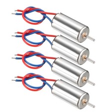 4PCS DC 3V 40000RPM noyau Micro Moteur 612 6x12mm pour avion Modèle RC 