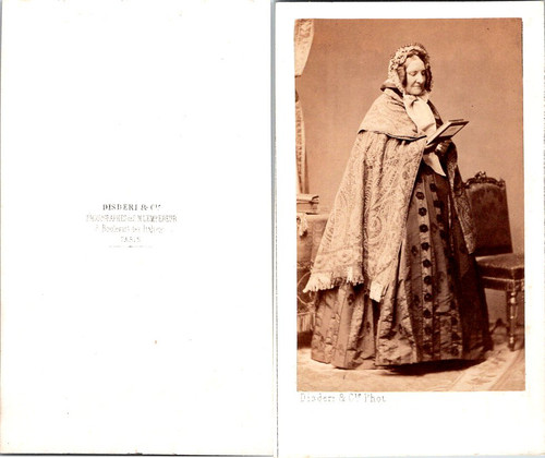 Disdéri paris femme âgée - femme,