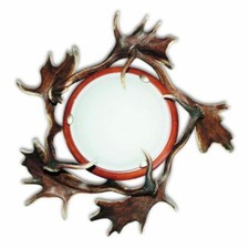 Plafonnier avec la vrai bois