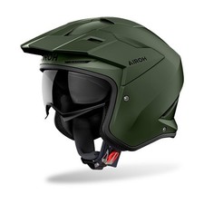 Airoh Casque Jet Trial Kombakt Couleur Military Green Matt Plusieurs Tailles