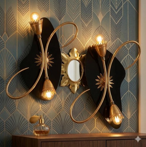 Appliques vintage 1950 laiton - ,