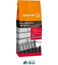 Quick-Mix FFM Mortier Réfractaire, Résistant À La Température 1000°C, 5,0 Kg