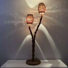 Lampadaire bambou rotin - , coco