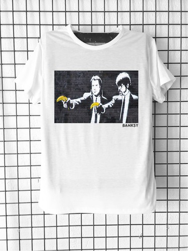 Tee shirt banksy - banksy, pulp