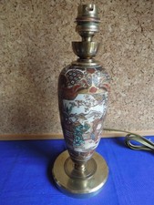 Ancienne Lampe Satsuma Japon