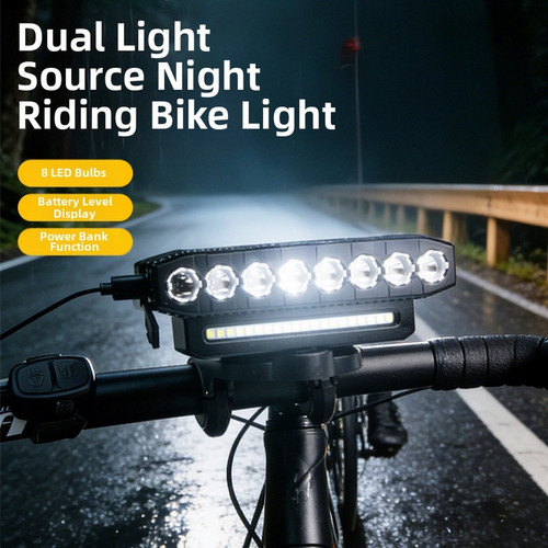 Lampe vélo rechargeable - lampe, de