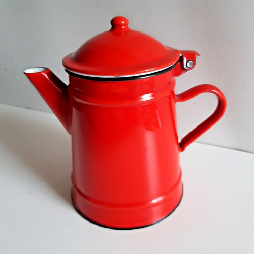 Cafetière tôle emaillée - cafetière,