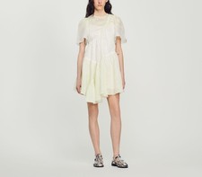 Sandro Paris Robe Courte Femme