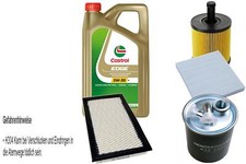 Inspection Set Castrol EDGE 5W-30 M Moteur 5L Pour Dodge Caliber Jeep 2.0 CRD