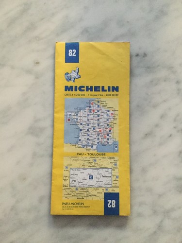 Carte routière michelin 82 - michelin, n°82