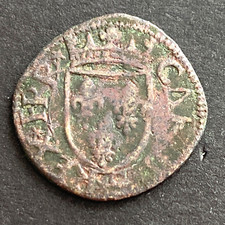 #11377 - Charles VIII Cavallo 1er type croix ancrée Aquilla