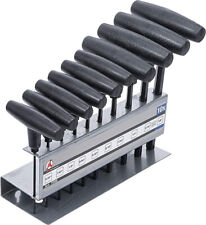 JEU DE 10 CLES MALES POIGNEE EN T ALLEN 6 PANS POUCES US HARLEY AMERICAINE