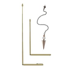 Etc. Baguettes de radiesthésie en cuivre explorant les sources d'eau trouver de